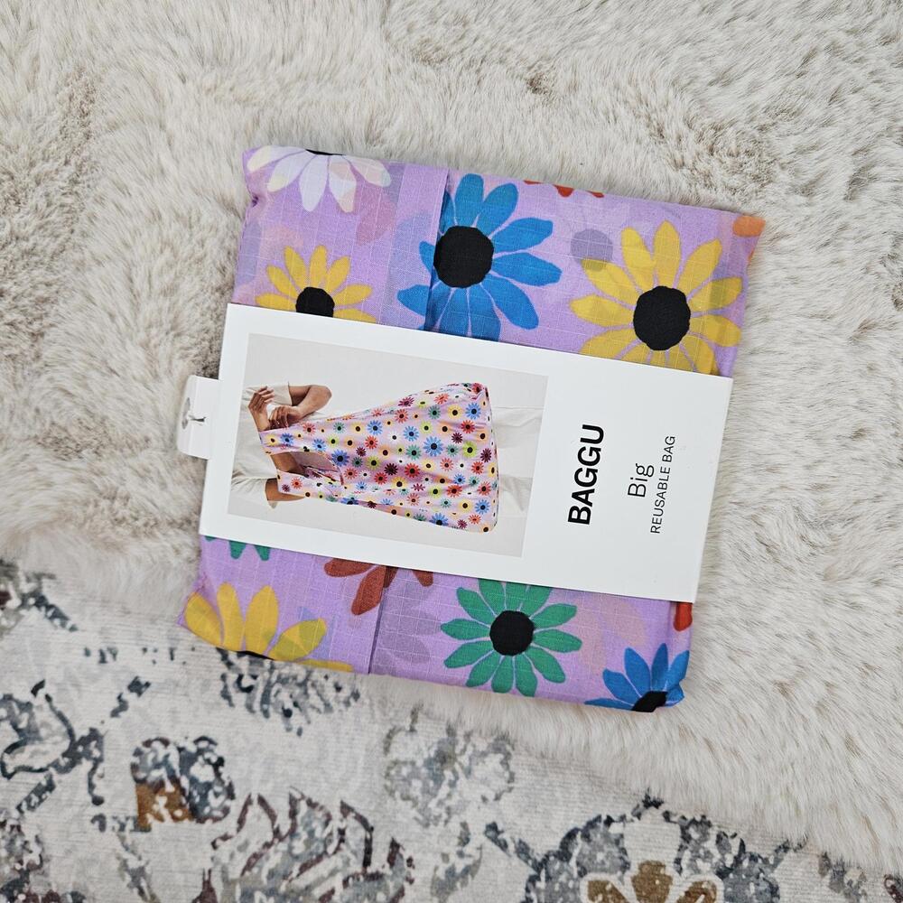 Baggu Big Reusable Bag Wild Daisy